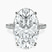 Pre-Designed 10kt White Gold Cleopatra Halo Lab Diamond Ring