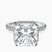 Pre-Designed 14kt White Gold Cleopatra Halo Lab Diamond Ring