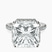 Pre-Designed 14kt White Gold Cleopatra Halo Lab Diamond Ring