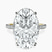 Pre-Designed 10kt Yellow Gold Cleopatra Halo Lab Diamond Ring
