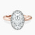 Pre-Designed 18kt Rose Gold Harriet Halo 2mm Lab Diamond Ring