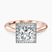 Pre-Designed 10ct Rose Gold Harriet Halo 2mm Lab Diamond Ring