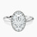 10kt White Gold Harriet Halo 2mm Lab Diamond Ring