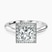 Pre-Designed Platinum Harriet Halo 2mm Lab Diamond Ring