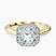 Harriet Halo 2mm Lab Diamond Engagement Ring in 10kt Yellow Gold
