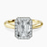 Pre-Designed 14ct Yellow Gold Harriet Halo 2mm Lab Diamond Ring