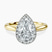Pre-Designed 14kt Yellow Gold Harriet Halo 2mm Lab Diamond Ring