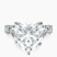 Pre-Designed 10kt White Gold Edna Side Stone Lab Diamond Ring