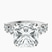 Pre-Designed 10kt White Gold Edna Side Stone Lab Diamond Ring