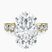 Pre-Designed 14kt Yellow Gold Edna Side Stone Lab Diamond Ring