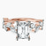 Pre-Designed 10kt Rose Gold Hester Petite Side Stone Lab Diamond Ring