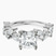 Pre-Designed 14kt White Gold Hester Petite Side Stone Lab Diamond Ring