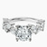 Pre-Designed 14kt White Gold Hester Petite Side Stone Lab Diamond Ring