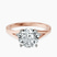 Erica Swan Split Shank Lab Diamond Engagement Ring in 9ct Rose Gold