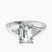 Erica Swan Split Shank Lab Diamond Engagement Ring in 9ct White Gold