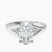 Erica Swan Split Shank Lab Diamond Engagement Ring in 9ct White Gold