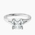 Erica Swan Split Shank Lab Diamond Engagement Ring in 9ct White Gold