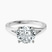 Erica Swan Split Shank Lab Diamond Engagement Ring in 9ct White Gold