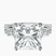 Pre-Designed Platinum Dorothea Side Stone Lab Diamond Ring
