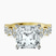 Pre-Designed 10kt Yellow Gold Dorothea Side Stone Lab Diamond Ring