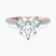 Pre-Designed 18kt Rose Gold Eloa Secret Halo Lab Diamond Ring