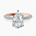 Pre-Designed 18kt Rose Gold Eloa Secret Halo Lab Diamond Ring