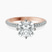 Pre-Designed 18kt Rose Gold Eloa Secret Halo Lab Diamond Ring