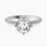 Pre-Designed Platinum Eloa Secret Halo Lab Diamond Ring
