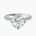Pre-Designed Platinum Eloa Secret Halo Lab Diamond Ring