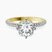 Pre-Designed 14kt Yellow Gold Eloa Secret Halo Lab Diamond Ring
