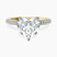 Pre-Designed 14kt Yellow Gold Eloa Secret Halo Lab Diamond Ring