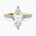 Pre-Designed 14kt Yellow Gold Eloa Secret Halo Lab Diamond Ring