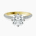 Pre-Designed 14kt Yellow Gold Eloa Secret Halo Lab Diamond Ring