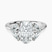 Pre-Designed Platinum Beatrice Marquise Side Stone Lab Diamond Ring