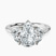 Beatrice Marquise Side Stone Lab Diamond Engagement Ring in Platinum