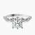 Pre-Designed 14ct White Gold Theodora Six Prong Side Stone Lab Diamond Ring