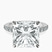 Pre-Designed Platinum Lottie Four Claw Side Stone Lab Diamond Ring