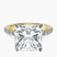 Pre-Designed 10kt Yellow Gold Lottie Four Claw Side Stone Lab Diamond Ring