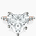 Pre-Designed 18kt Rose Gold Pamela Eternity Side Stone Lab Diamond Ring