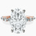 Pre-Designed 10kt Rose Gold Pamela Eternity Side Stone Lab Diamond Ring