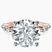 Pre-Designed 18kt Rose Gold Pamela Eternity Side Stone Lab Diamond Ring