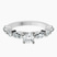 Pre-Designed Platinum Pamela Eternity Side Stone Lab Diamond Ring