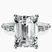 Pre-Designed 18kt White Gold Pamela Eternity Side Stone Lab Diamond Ring