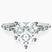 Pre-Designed 10kt White Gold Pamela Eternity Side Stone Lab Diamond Ring