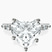 Pre-Designed 10kt White Gold Pamela Eternity Side Stone Lab Diamond Ring
