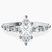 Pre-Designed Platinum Pamela Eternity Side Stone Lab Diamond Ring