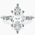 Pre-Designed 14kt White Gold Pamela Eternity Side Stone Lab Diamond Ring