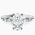 Pre-Designed 10kt White Gold Pamela Eternity Side Stone Lab Diamond Ring