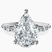 Pre-Designed 14kt White Gold Pamela Eternity Side Stone Lab Diamond Ring