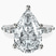 Pre-Designed 10kt White Gold Pamela Eternity Side Stone Lab Diamond Ring